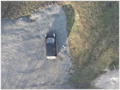 Fotopunkt 50 cm x 50 cm punkt osnowy do opracowań fotogrametrycznych, do pomiarów dronem - 10szt