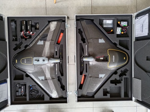 Bezzałogowy samolot fotogrametryczny wraz z aparatem Trimble UX5 oraz upgrade do do UX5 HP ( gBox, Body UX5 HP,)