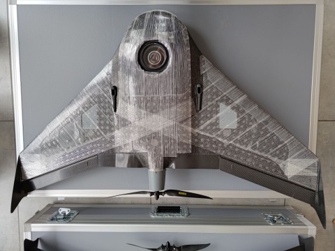 Bezzałogowy samolot fotogrametryczny wraz z aparatem Trimble UX5 oraz upgrade do do UX5 HP ( gBox, Body UX5 HP,)