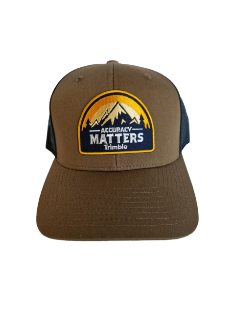 Czapka z daszkiem dla geodety Trimble Accuraccy Matter