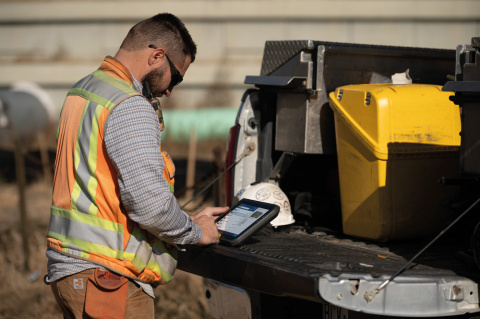 Wytrzymały Tablet Trimble T100