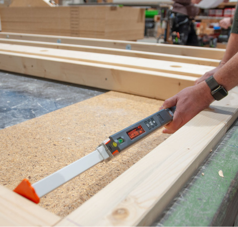 Przymiar teleskopowy NEDO mEsstronic 2 z Bluetooth 1,04 - 5,00m