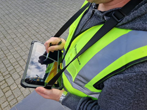 Szelki do tableta Trimble T100, hand strap
