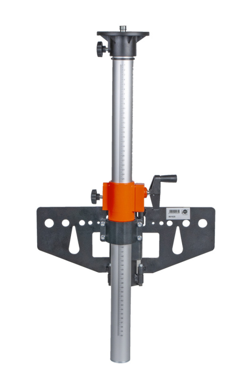 uchwyt z korbką do motażu na słupach i kolumnach laserów budowlanych