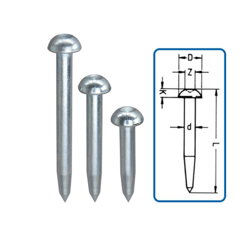Punkt pomiarowy z wypukłą główką z centrem 7,5cm 10Z-7,5