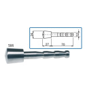 Reper ścienny 5M 97 x 24 mm stal nierdzewna