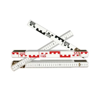 Przymiar składany do niwelacji 3m 6-el (Calówka)