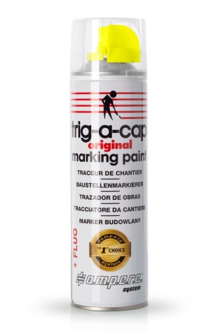 Farba geodezyjna Ampere Fluo TRIG-A-CAP ORIGINAL Żółty