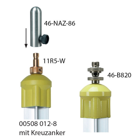 Głowica niwelacyjna - punkt Fi 115mm, wysokość 54mm